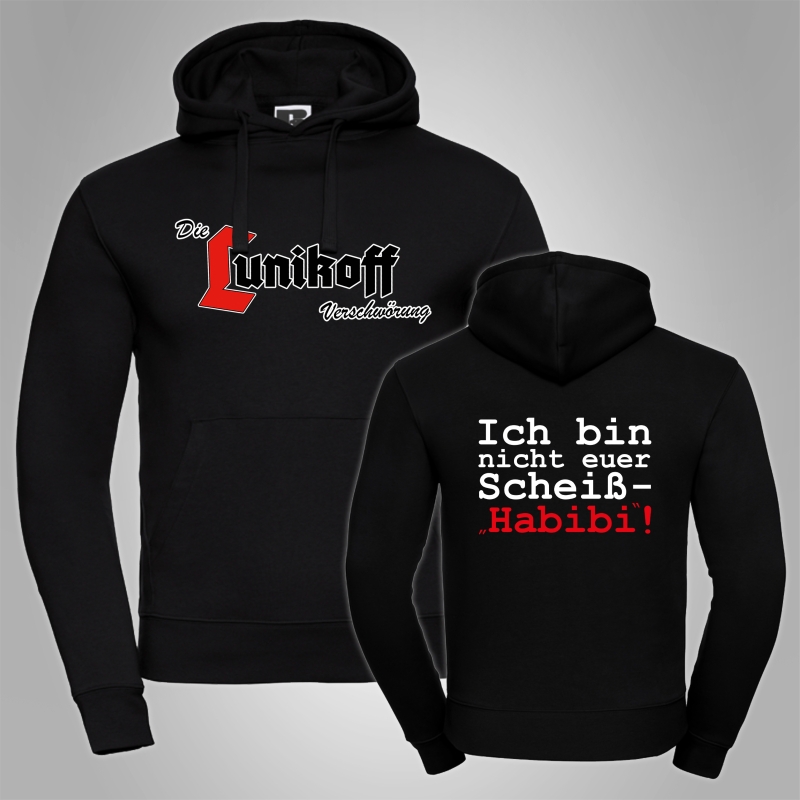 Kapuzenpullover Die Lunikoff Verschw�rung - Schei� Habibi