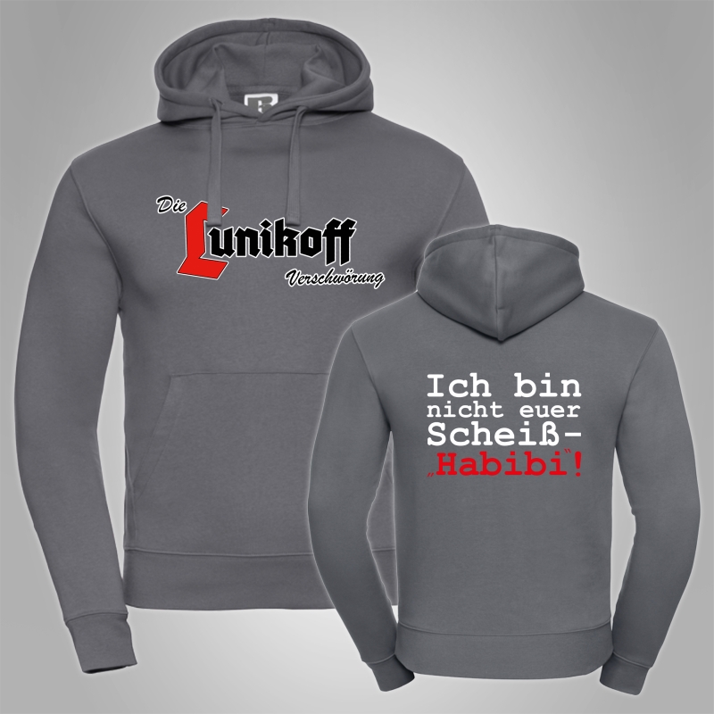 Kapuzenpullover Die Lunikoff Verschw�rung - Schei� Habibi