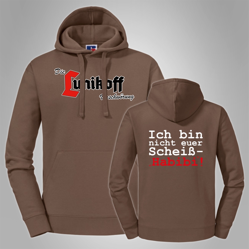 Kapuzenpullover Die Lunikoff Verschw�rung - Schei� Habibi