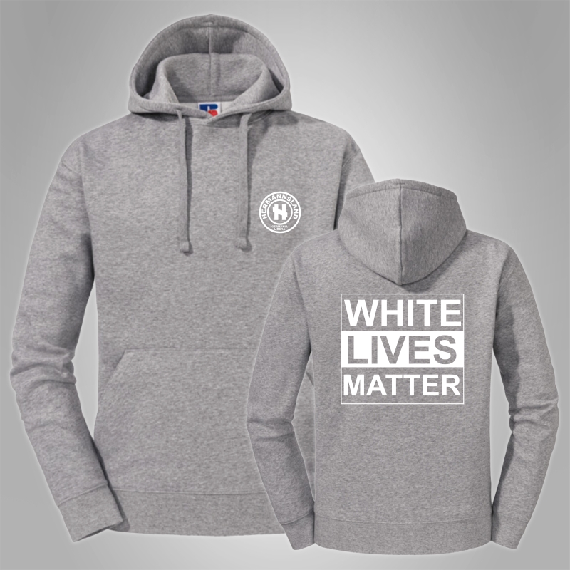 Kapuzenpullover White Live Matter Gro�