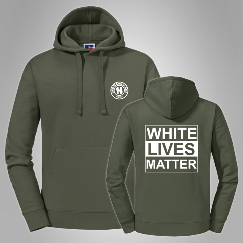 Kapuzenpullover White Live Matter Gro�