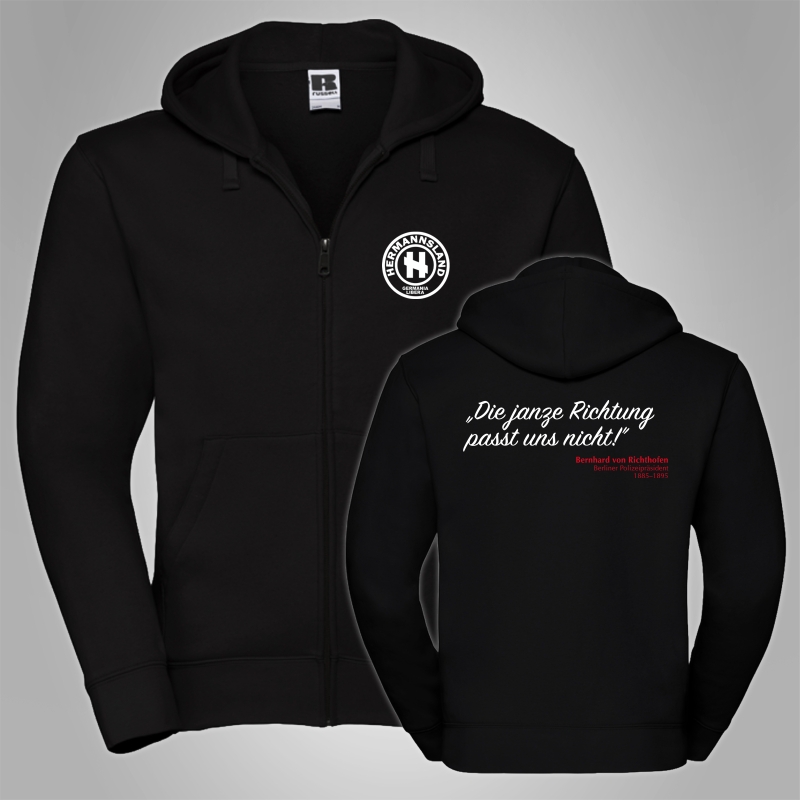 Kapuzenjacke Hermannsland Die janze Richtung...