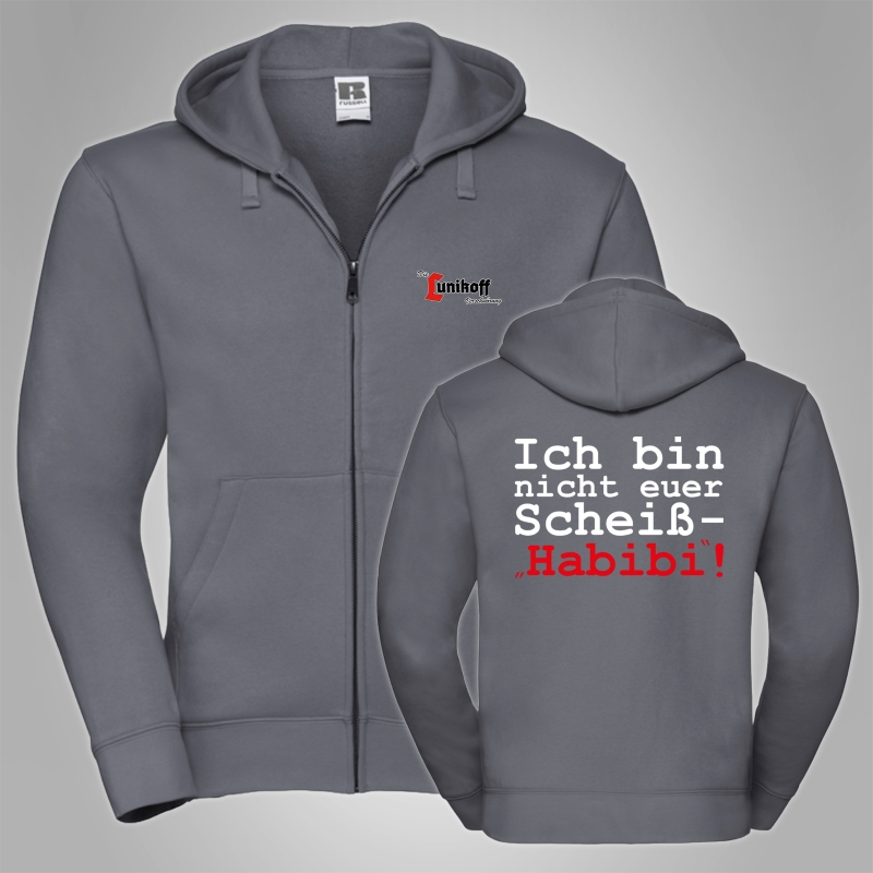 Kapuzenjacke Die Lunikoff Verschw�rung - Schei� Habibi