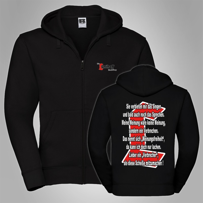 Kapuzenjacke Die Lunikoff Verschw�rung - Meinungsfreiheit