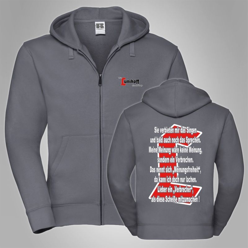 Kapuzenjacke Die Lunikoff Verschw�rung - Meinungsfreiheit