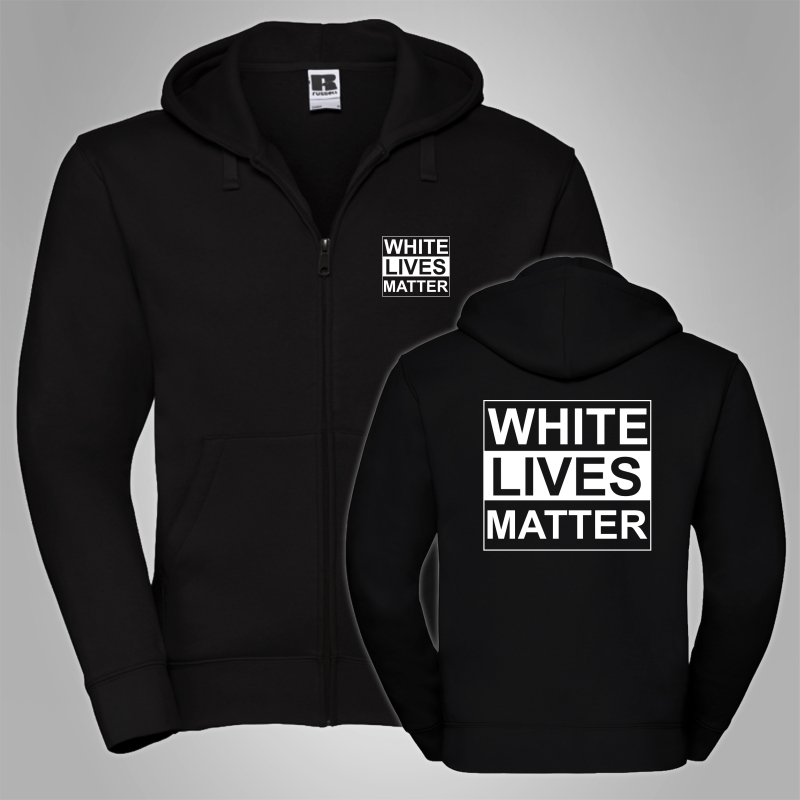 Kapuzenjacke Hermannsland - White Lives Matter