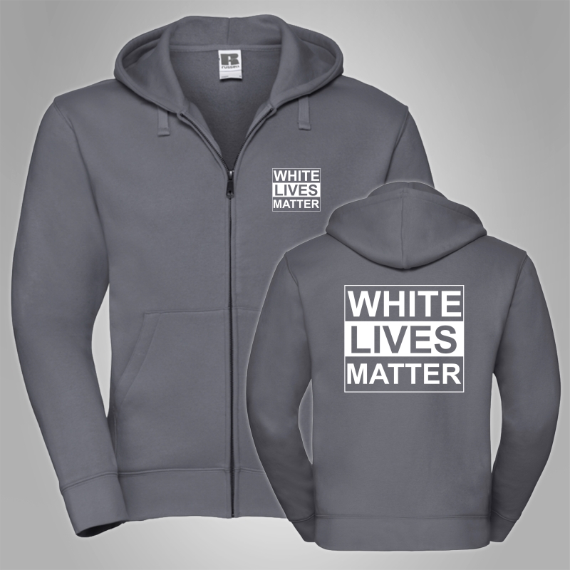 Kapuzenjacke Hermannsland - White Lives Matter