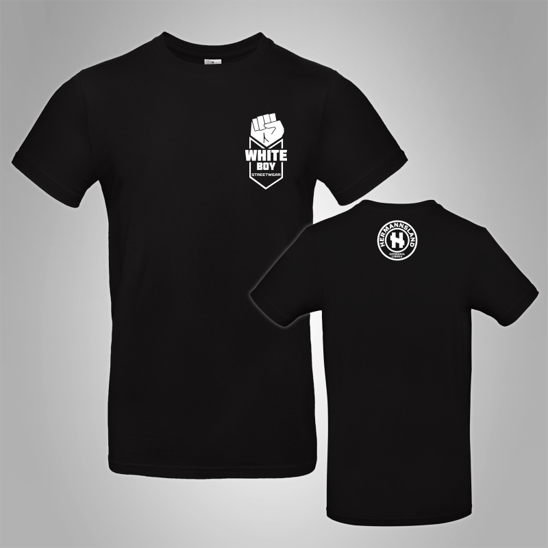 T-Shirt White Boy Streetwear Klein