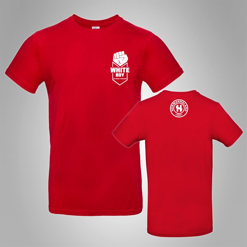 T-Shirt White Boy Streetwear Klein