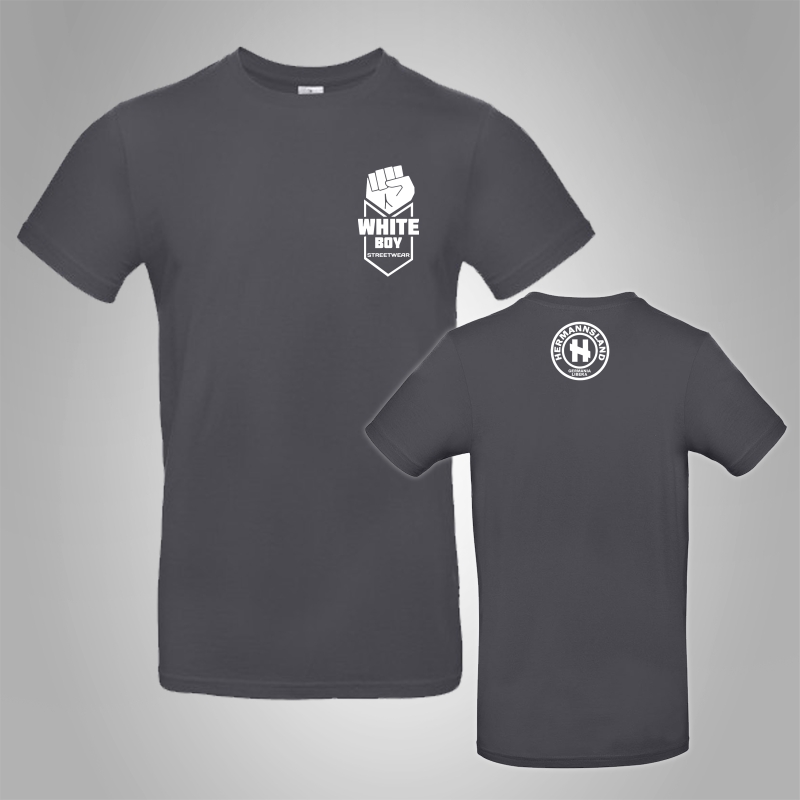 T-Shirt White Boy Streetwear Klein
