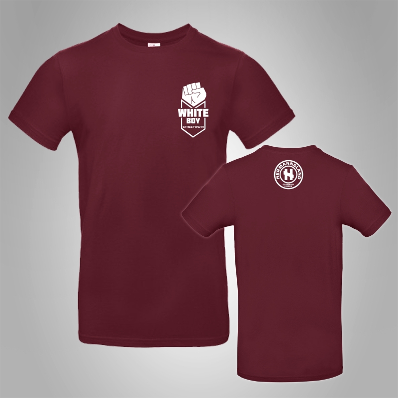 T-Shirt White Boy Streetwear Klein