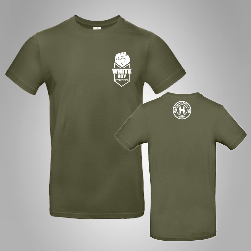 T-Shirt White Boy Streetwear Klein