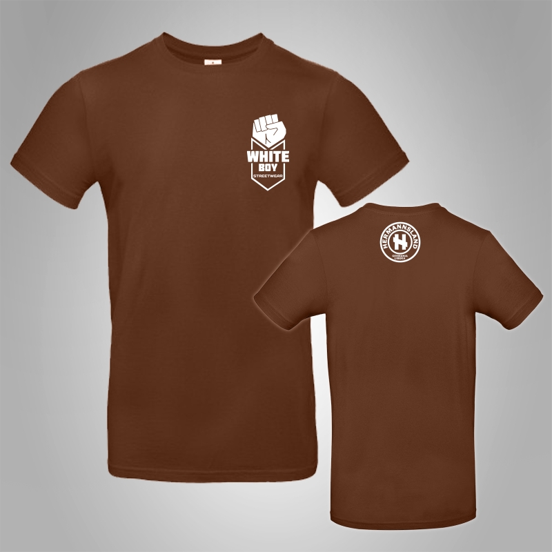T-Shirt White Boy Streetwear Klein
