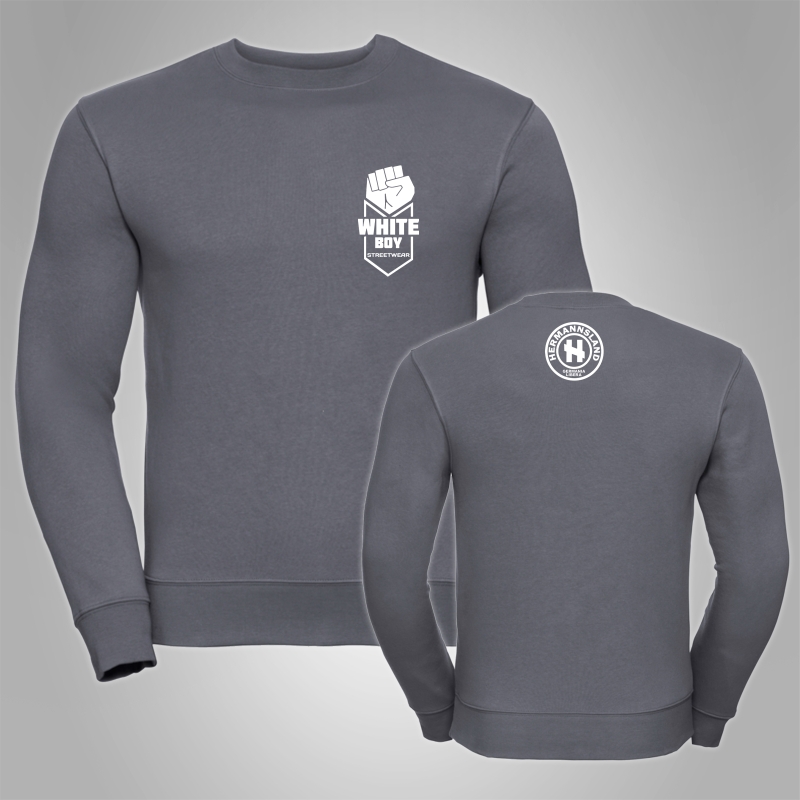 Pullover White Boy Streetwear Klein
