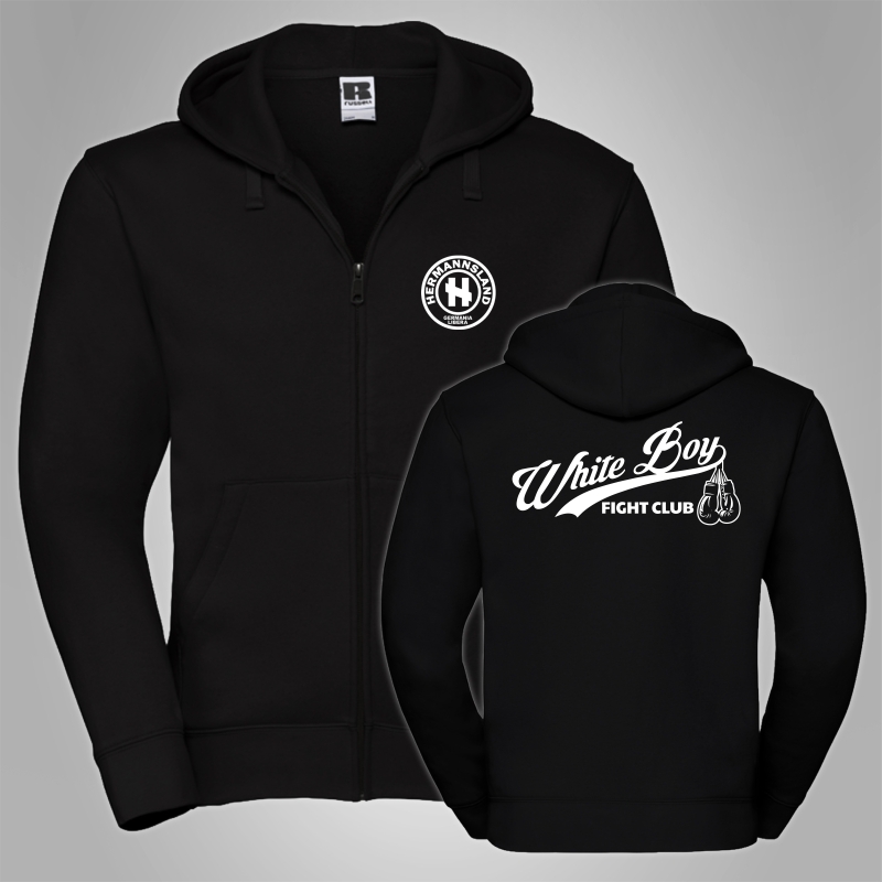Kapuzenjacke White Boy Streetwear Boxing