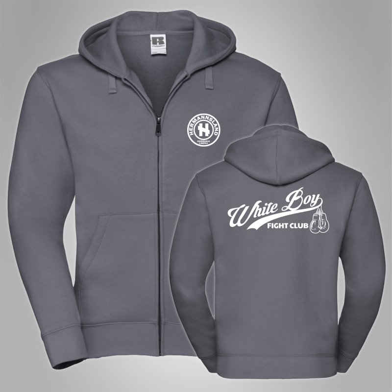 Kapuzenjacke White Boy Streetwear Boxing