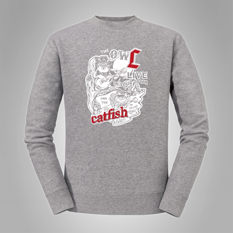 Pullover The OWL and the CATFISH