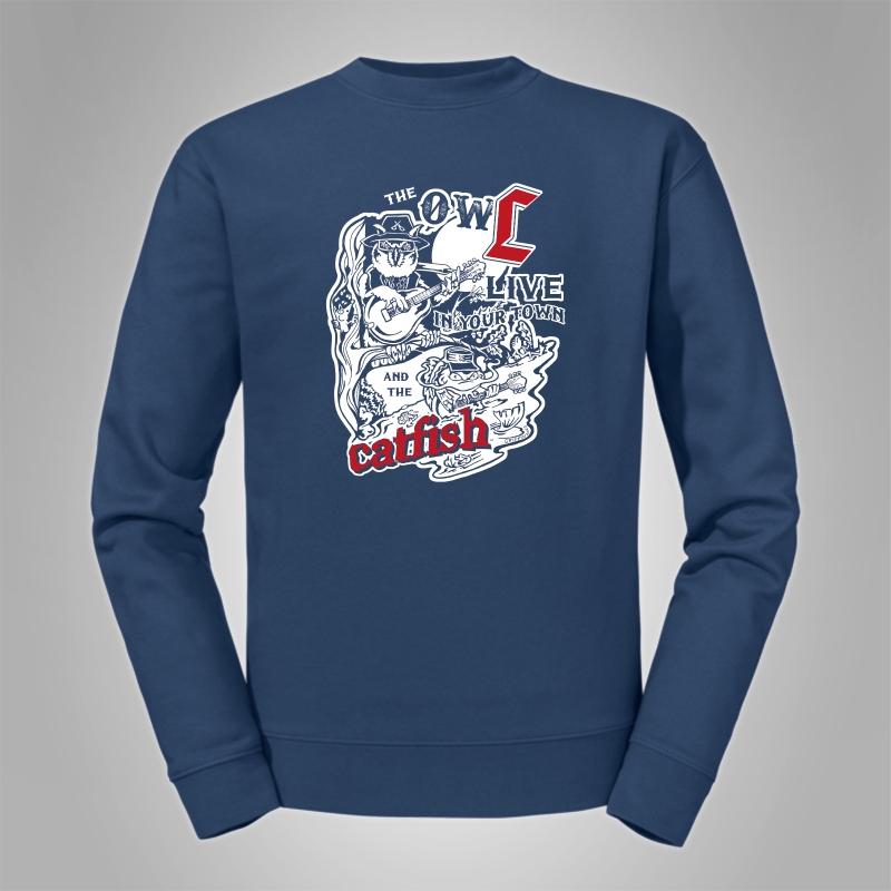 Pullover The OWL and the CATFISH