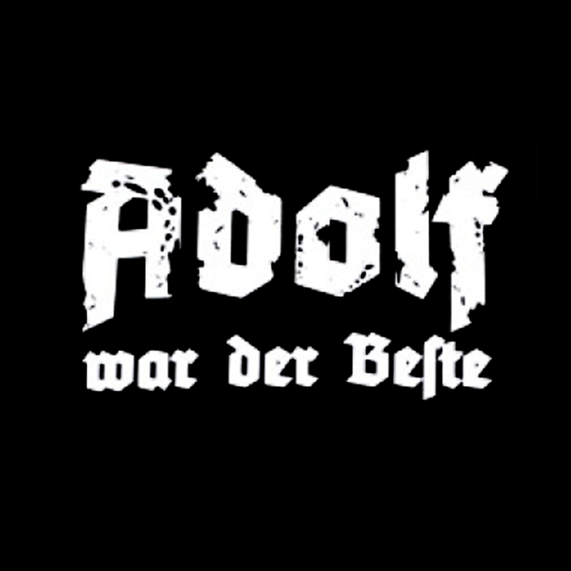 Hermannsland T-Shirt Adolf war der Beste Schwarz