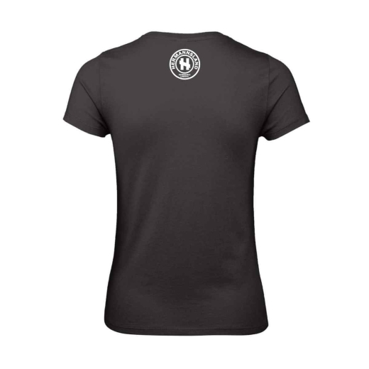Frauen T-Shirt Arschloch Schwarz