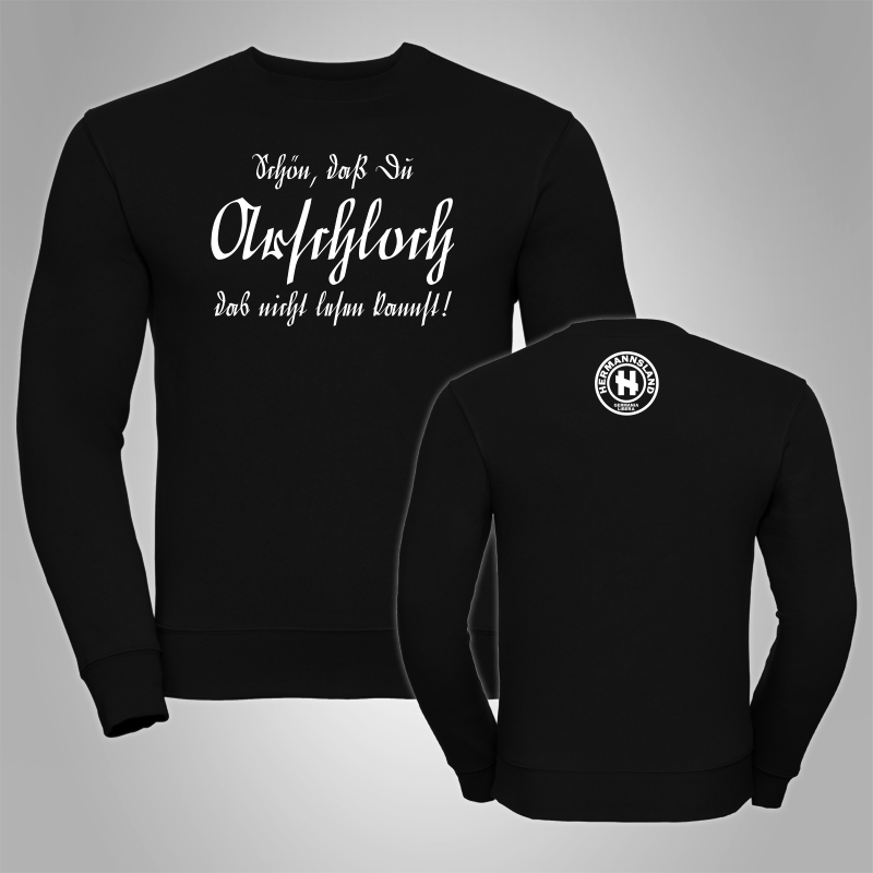 Pullover Hermannsland Arschloch