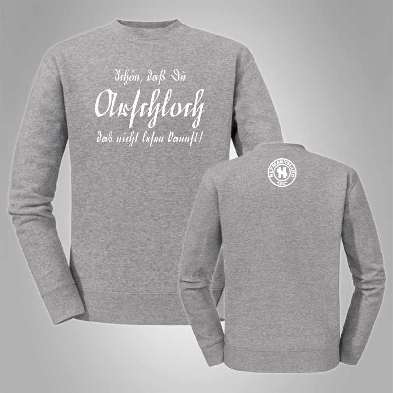 Pullover Hermannsland Arschloch