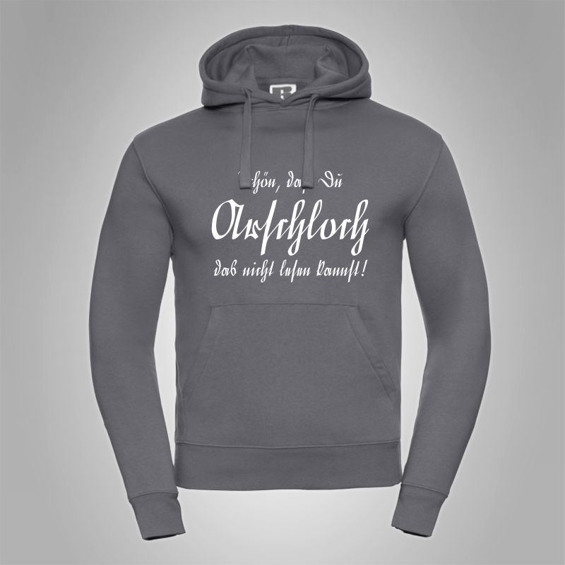 Kapuzenpullover Hermannsland Arschloch