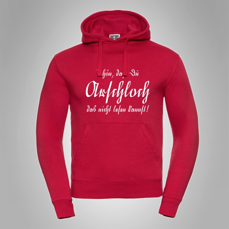 Kapuzenpullover Hermannsland Arschloch