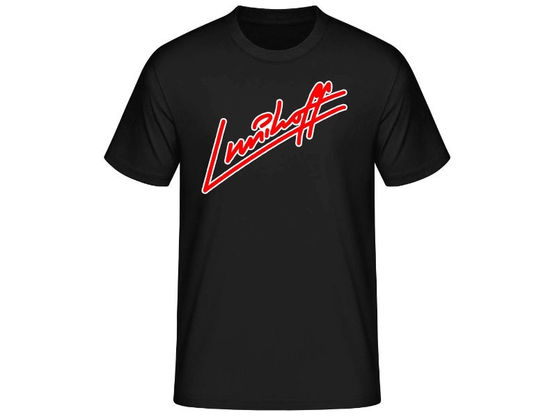 Lunikoff T-Shirt Unterschrift Schwarz Gre XXL