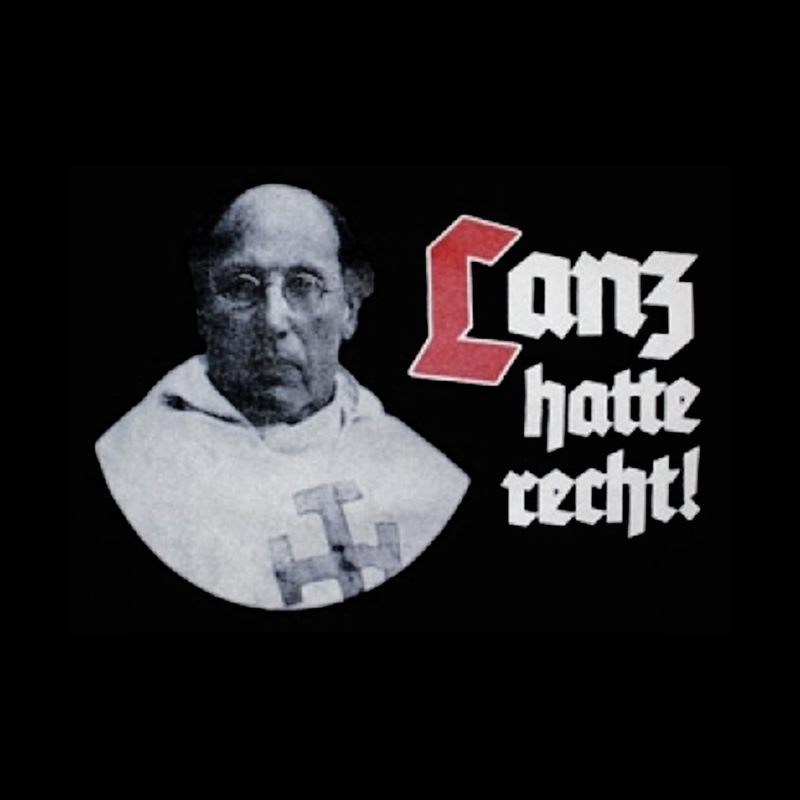 Lunikoff T-Shirt Lanz hatte recht Schwarz