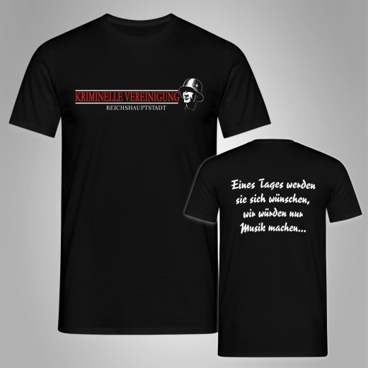 Lunikoff T-Shirt Kriminelle Vereinigung Schwarz