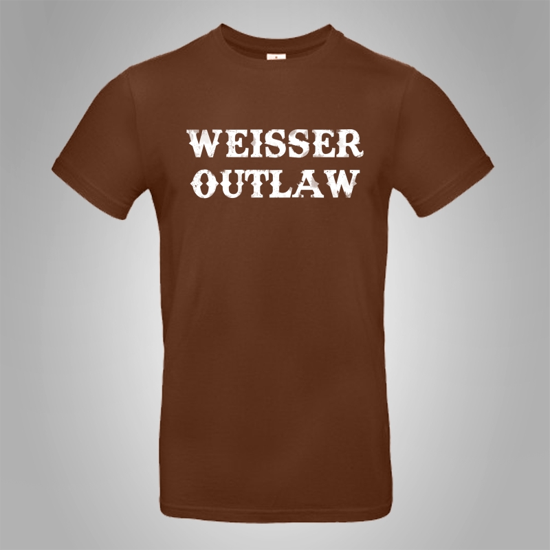 Hermannsland T-Shirt Weisser Outlaw Front Gro�