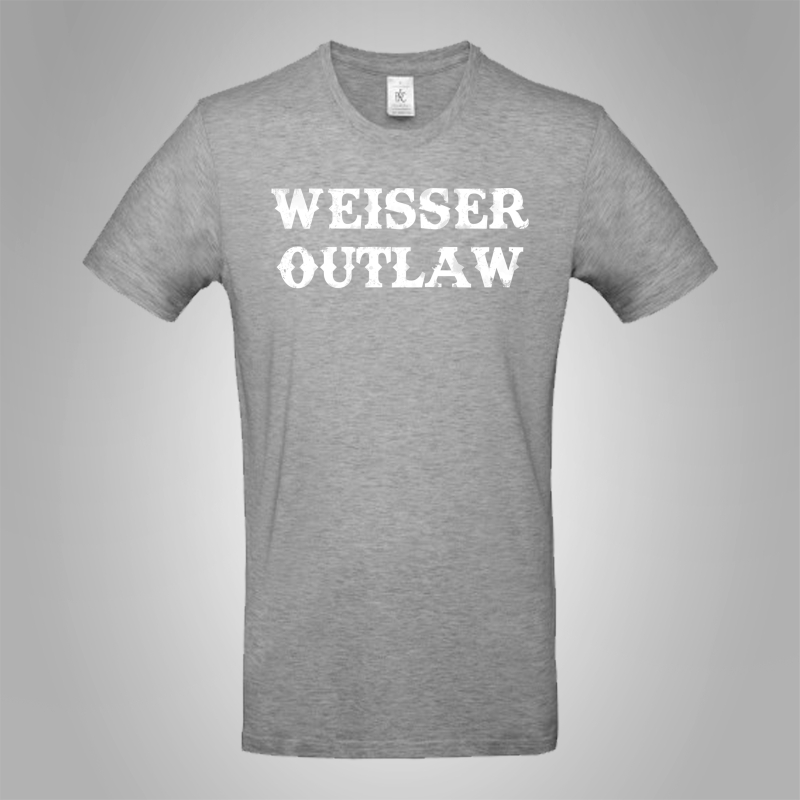 Hermannsland T-Shirt Weisser Outlaw Front Gro�