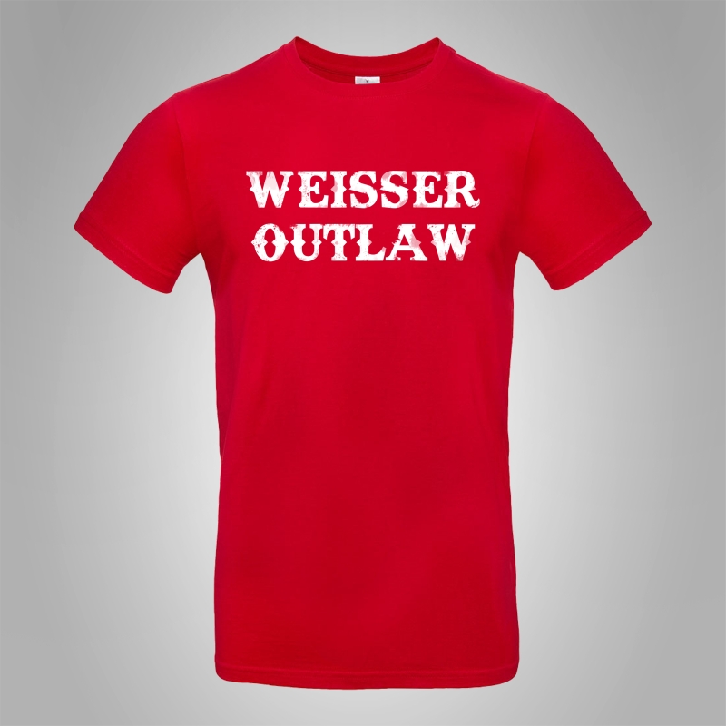 Hermannsland T-Shirt Weisser Outlaw Front Gro�