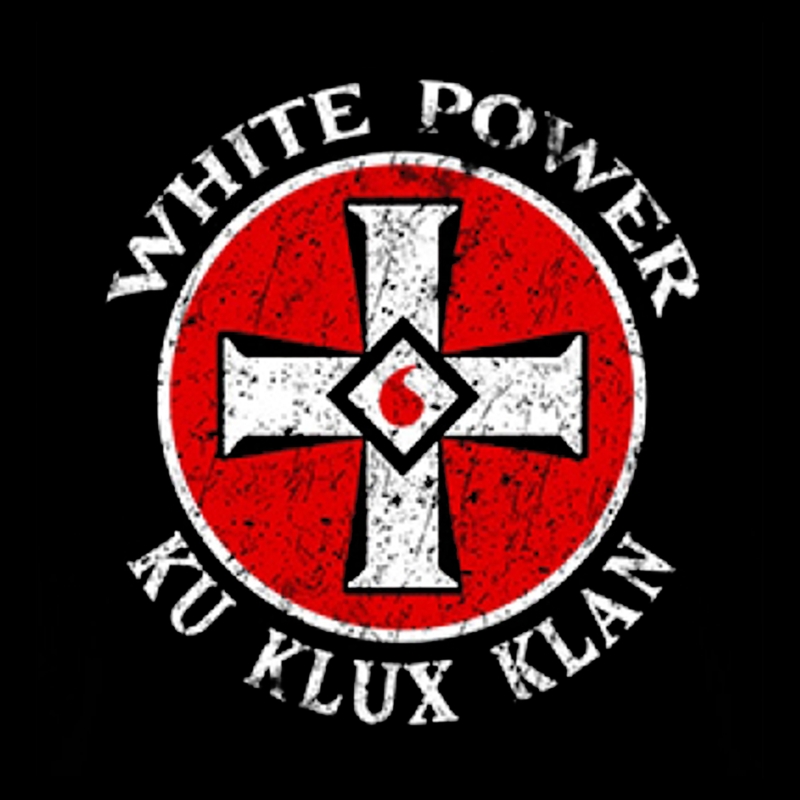 Hermannsland T-Shirt White Power Ku Klux Klan Schwarz