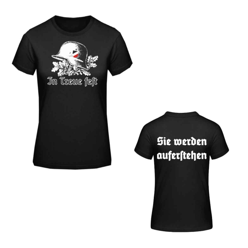 Frauen T-Shirt In Treue fest Schwarz