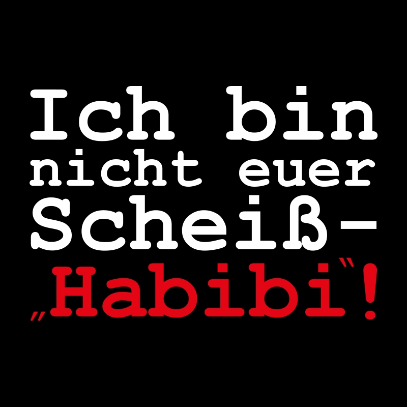 Die Lunikoff Verschw�rung T-Shirt Schei� Habibi