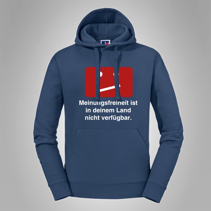 Kapuzenpullover Hermannsland Meinungsfreiheit