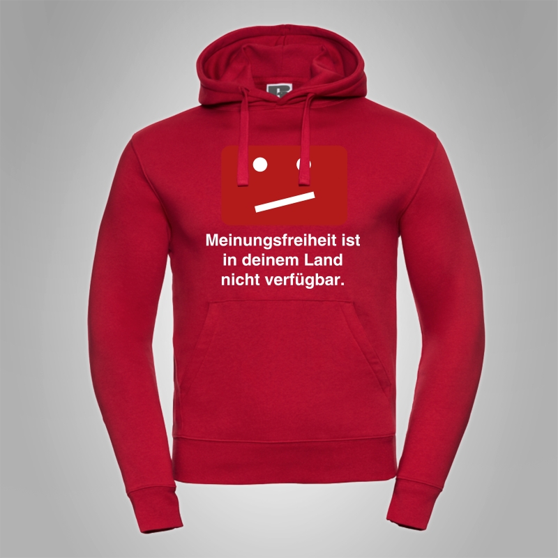 Kapuzenpullover Hermannsland Meinungsfreiheit