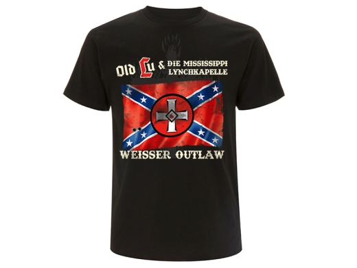 Old Lu und die Mississippi Lynchkapelle T-Shirt Weisser Outlaw Schwarz