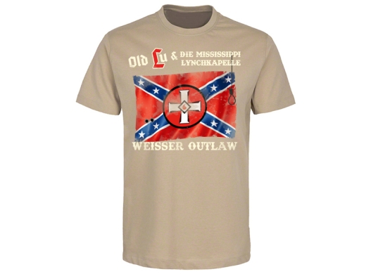 Old Lu und die Mississippi Lynchkapelle T-Shirt Weisser Outlaw Sand