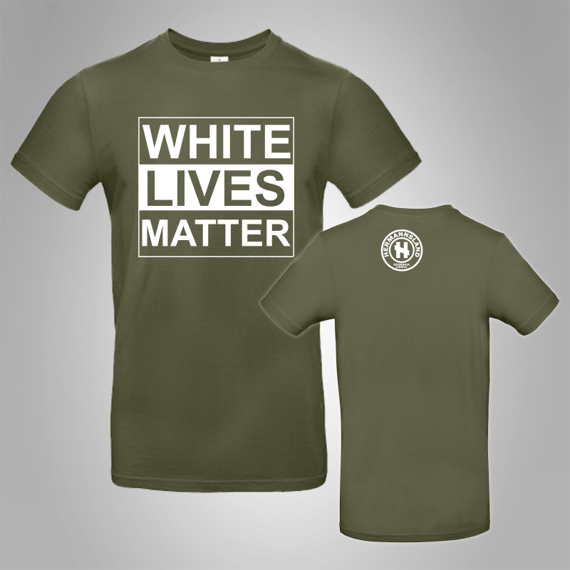 Hermannsland T-Shirt White Lives Matter Gro�