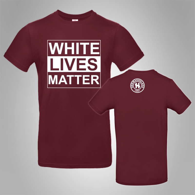Hermannsland T-Shirt White Lives Matter Gro�