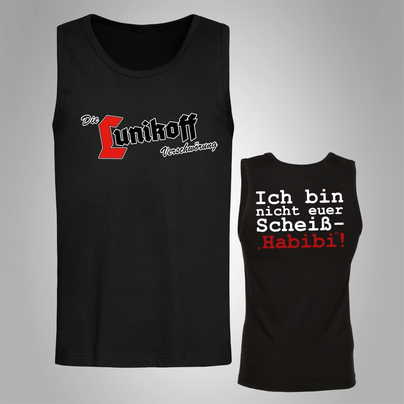 Die Lunikoff Verschwrung Tank Top Schei Habibi Schwarz