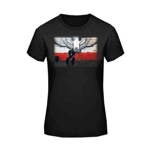 Frauen T-Shirt Lunikoff T-Shirt - Adler Schwarz