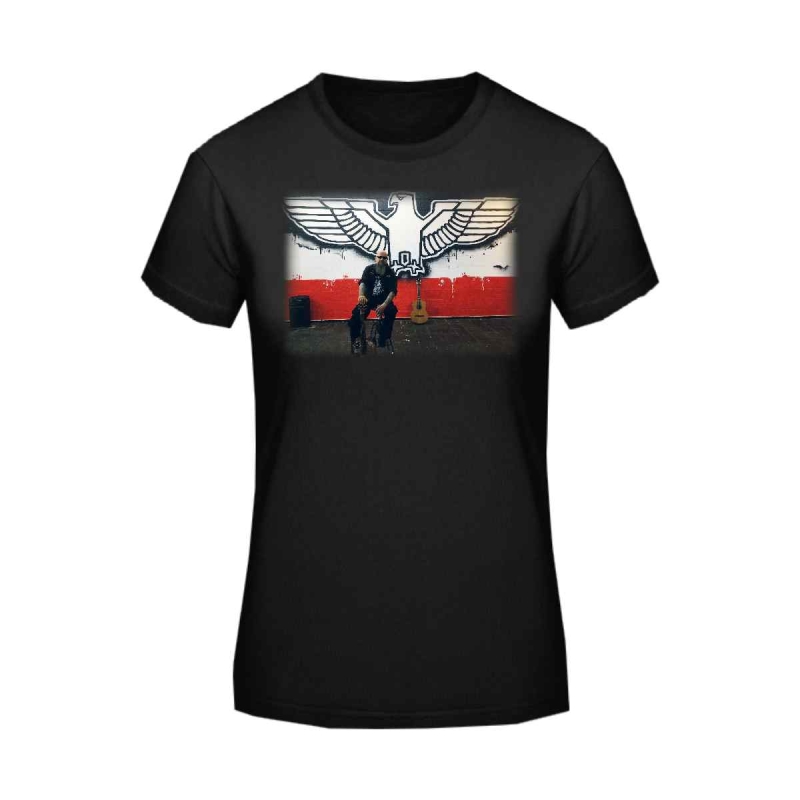 Frauen T-Shirt Lunikoff T-Shirt - Adler Schwarz