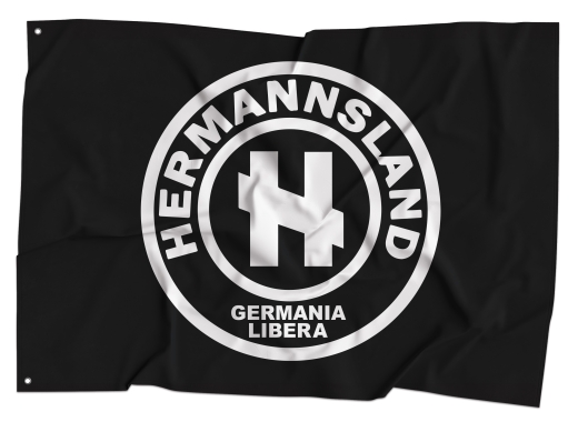 Fahne Hermannsland Logo 150x90cm