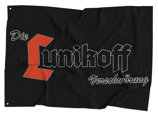 Fahne Die Lunikoff Verschwrung Band Logo 150x90cm
