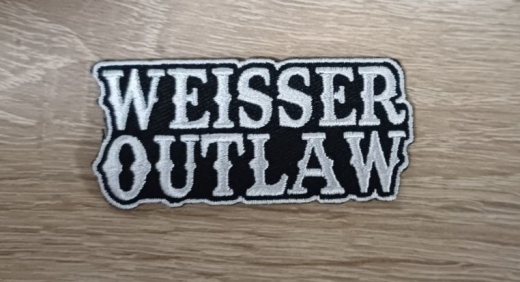 Aufnäher Weisser Outlaw