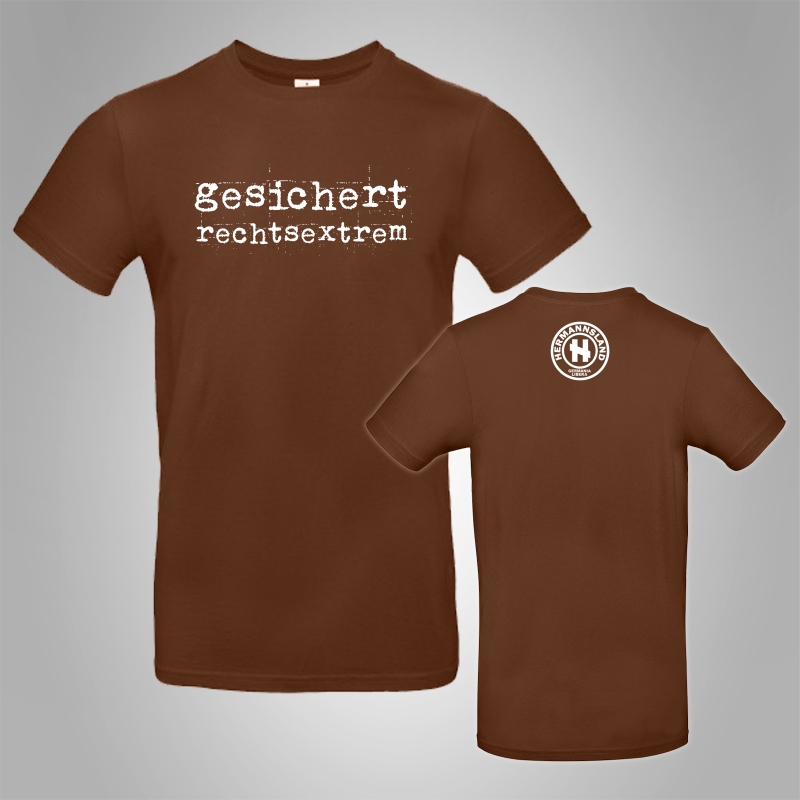 Hermannsland T-Shirt Gesichert Rechtsextrem